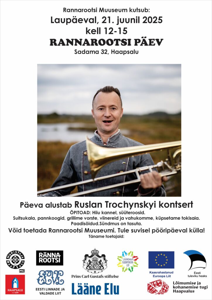 Lõimumise ja kohanemise tugi Haapsalus Rannarootsi päeva plakat
