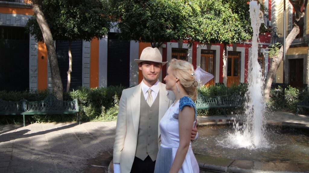 José Mario Calero Vizcaino and Anni Oja on their wedding day. A personal story of love, integration and adaptation between Mexico and Estonia in Haapsalu