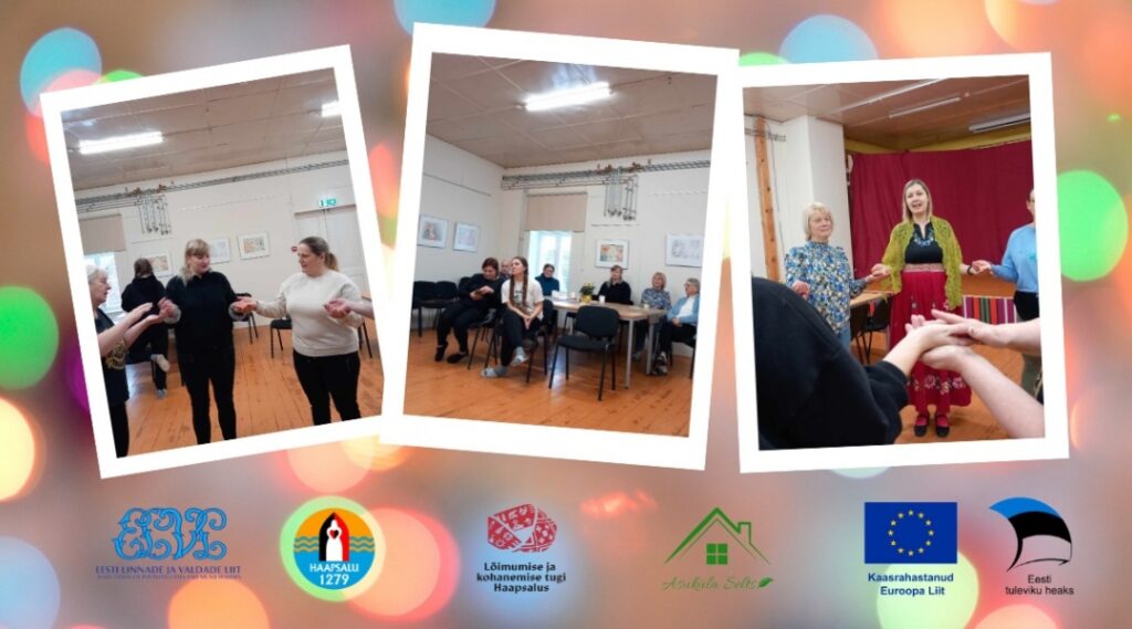 Lõimumisprojekti töötuba Asuküla seltsimajas Haapsalus