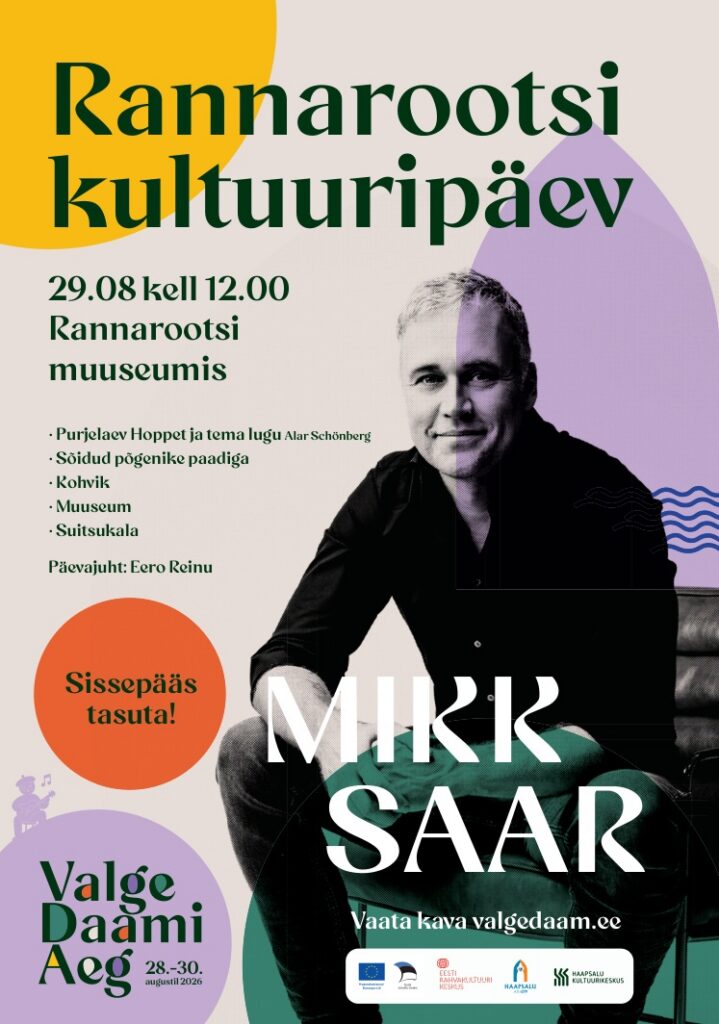 Rannarootsi kultuuripäev Haapsalus 29. augustil 2026, Mikk Saare kontsert Rannarootsi muuseumis