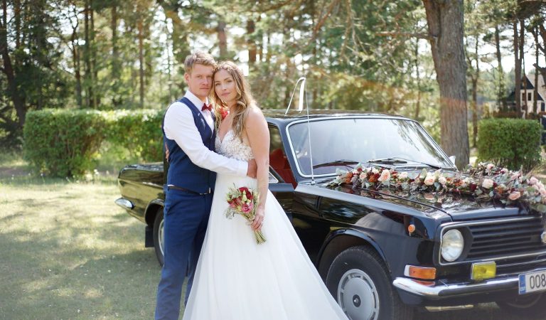 Wedding in Estonia. A family starting their new life in Haapsalu, part of integration and adaptation support in Estonia.