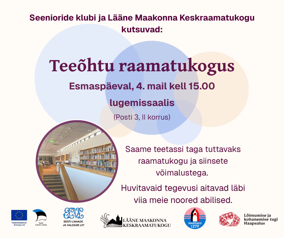 tasuta tegevused Haapsalus seenioritele ja uussisserändajatele